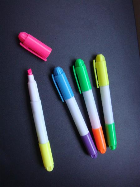Quality Highlighter Maker Fluorescent Pen with Chisel Nib for sale