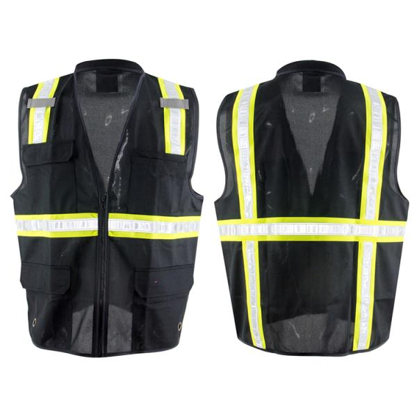 9xl 4xl 5xl High Visibility Safety Vest Two Tone Childrens High Vis Jackets With Logo