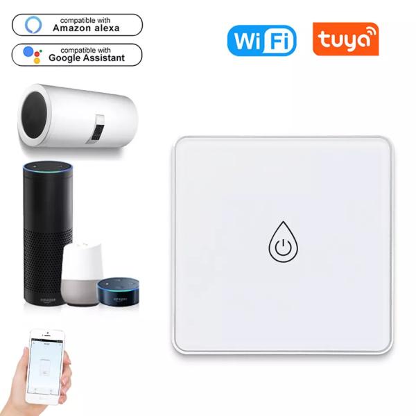 Glomarket Smart Wifi Water Heater Switch EU Standard Tuya Smart Boiler Switch