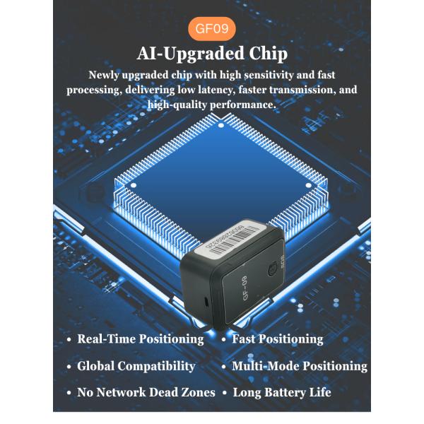 GF-09 2G Magnetic GPS Tracker GSM WiFi LBS Multi-mode Positioning For Vehicles Valuables Asset Children Elderly Individuals And Logistics Tracking