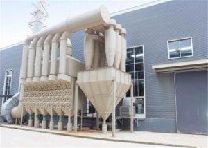 15 Tons Cement Dust Collection Systems Reverse Air Baghouse With 48 Tubes