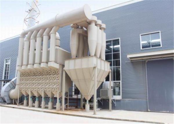 Quality 15 Tons Cement Dust Collection Systems Reverse Air Baghouse With 48 Tubes for sale