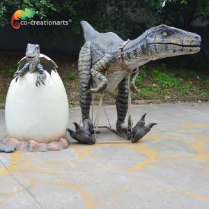 China ISO Adult Animatronic Dinosaur Costume Mouth moving Lifelike Dinosaur Suit wholesale