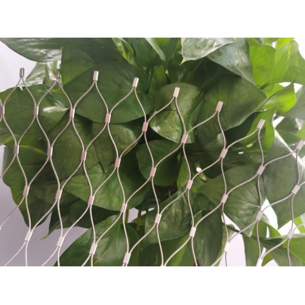 Flexibility SUS304 Wire Rope Mesh Easy Installation For Balcony Safety