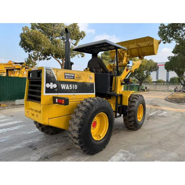 Original Japan Used Komatsu WA510 Mini Wheel Loaders Working In Good Condition