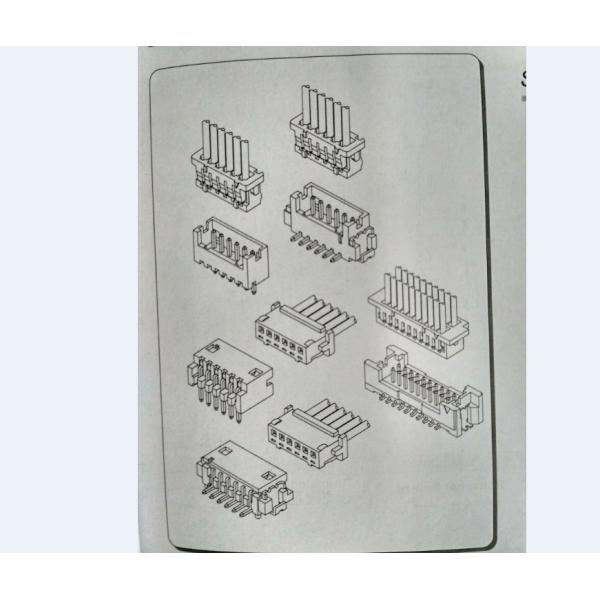 Dual Row Circuit Board Wire Connectors With 1.25mm Pitch Wire To Board Type Housing