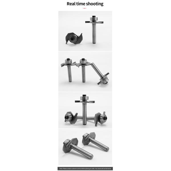 T-shaped Carbide Ball Turret Bit for Woodworking Soft Hard Solid Wood Cutting Milling Cutters Tin Coated Router Bits ODM OEM