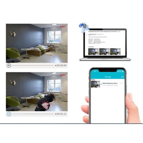 Autofocus Lens IP Camera Binocular Night Vision HD Full Color for Home Outdoor