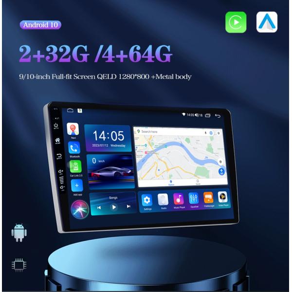 Universal Car Radio Android 12 GPS Navigation Head Unit for Honda City 2008-2013