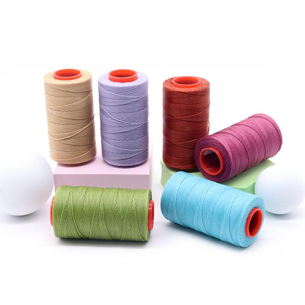 Heavy Duty Waxed Thread 420D/3 Yarn Count for Smooth and Durable Patchwork Sewing