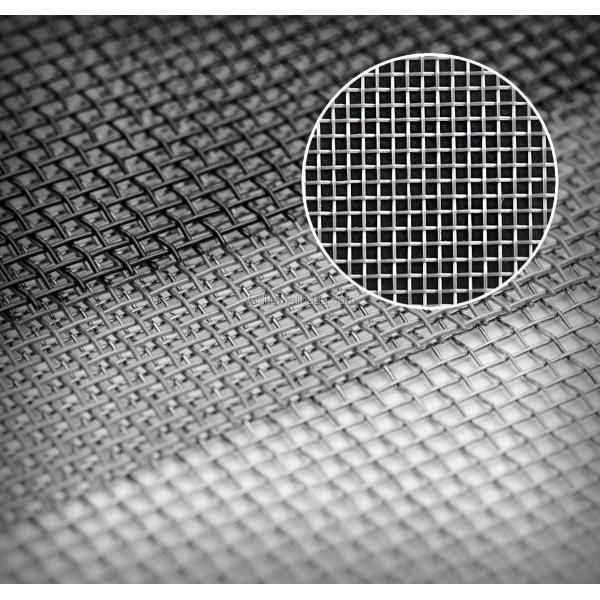 Wrapped 1.2m Width Weave Wire Mesh 0.20mm Diameter Aluminum Wire Mesh Screen