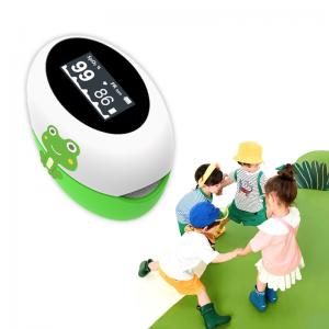 China Rechargeable OLED Screen Childrens Pulse Oximeter Kids Spo2 USB Fingertip Oximeter wholesale