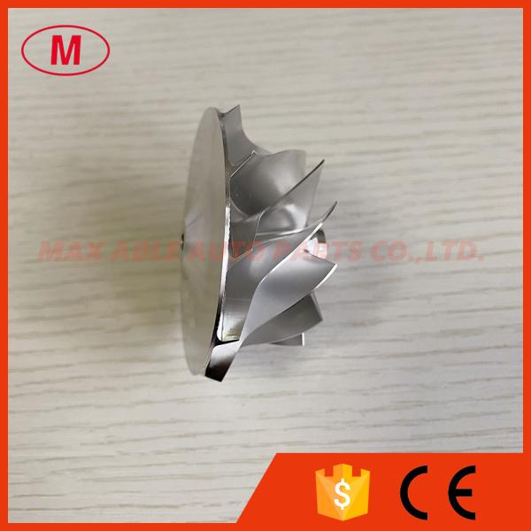 GT15-25 48.00/61.98mm 11+0 blades high performance turbocharger milling/aluminum 2618/billet compressor wheel