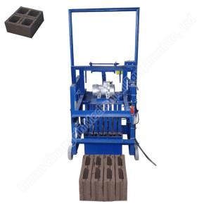 China Portable Concrete Clay Brick Making Machine Diesel New Design 4.8kw Fly Ash Bricks Machine on sale