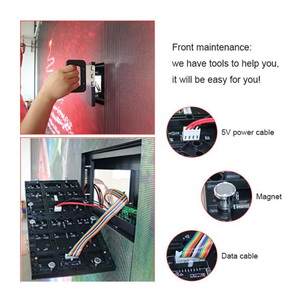 One-step Service Magnetic Front Access 1200nits P2.5 LED Panel Displays
