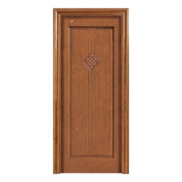Quality 6 Layer PU Painting Flat Flush HPL Doors Waterproof Solid Wood 90cm for sale