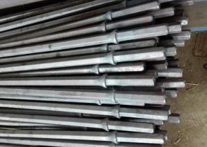 China Hard Rock Drill Rods Carbon Steel Material Plug Hole Integral Drill Steel wholesale