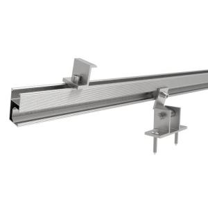 China 30mm Solar Panel Bracket Silver Photovoltaic Ground Mounting Roof Brackets wholesale