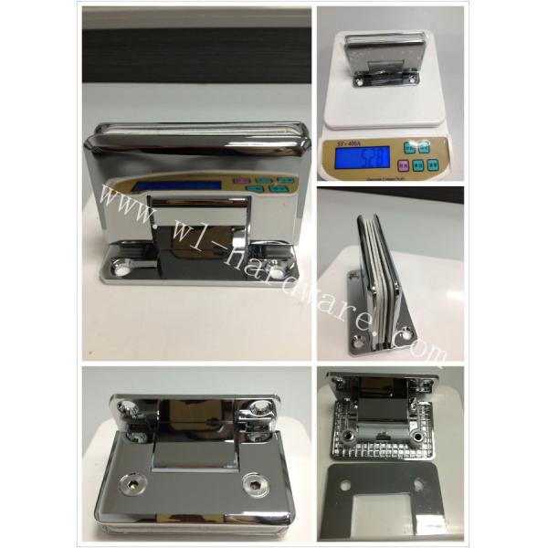 bevel circinate 90 degree double side glass clamp stainless steel glass door hardware for shower door WL-8101