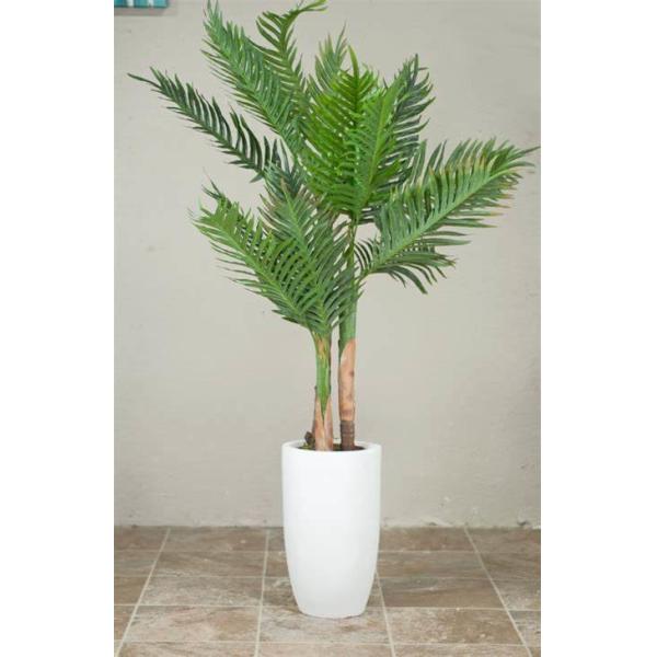 Round Large Fiberglass Flower Pots for Outdoor Street Landscape