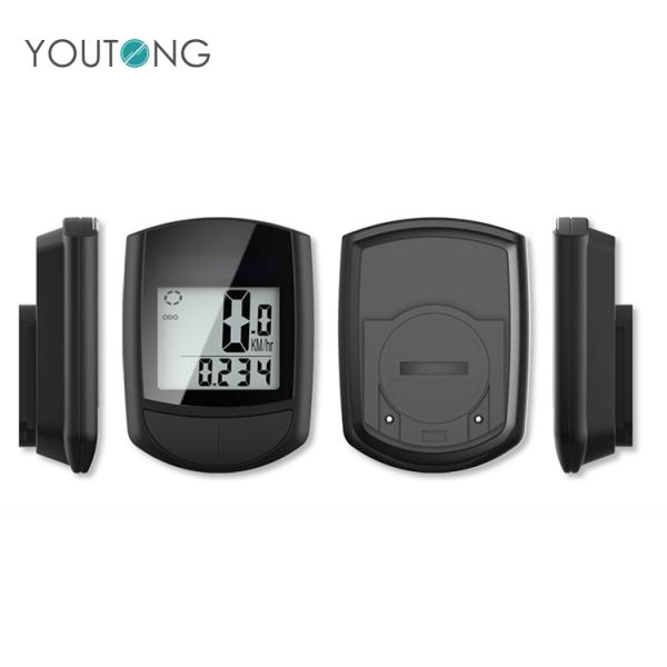 ABS Spinning Digital GPS Bicycle Speed Meter Cycle Speedometer With Wired Bike Computer