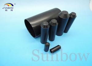 China Electrical Cable Accessories Cross - Linked Polyolefin Heat Shrinkable Cable Seal End Caps on sale