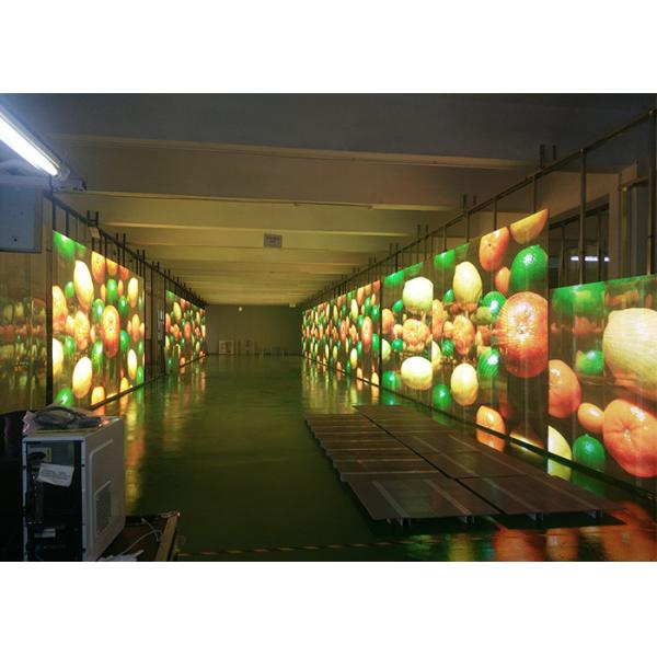 Shopping Center RGB LED Transparent Display Custom Size 3000cd/m2