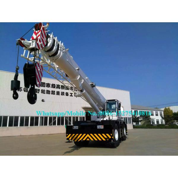 55 Ton ZOOMLION Rough Terrain Crane , Hydraulic Truck Cranes RT55 Single Cab Design