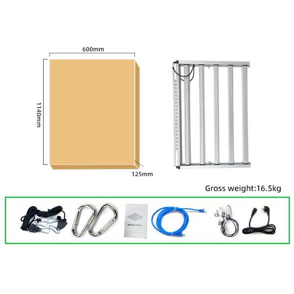 Dimmable Foldable Full Spectrum Grow Lamp For Indoor Plants 10 Bars 1100W