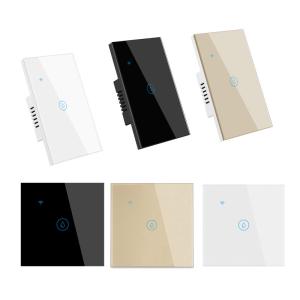 China 20A Smart Switch Panel Google Alexa Tuya Zigbee Smart Touch Wall Switch wholesale