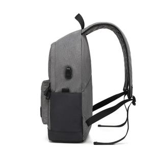 18.5L USB Waterproof Student School Backpack 30*14*44cm