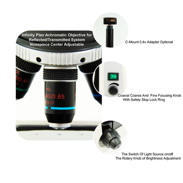 Mineralogy OPTO-EDU A15.0701-T Polarizing Microscope