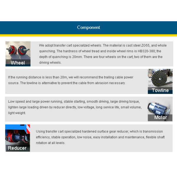 Heat Resistant Coil Transfer Trolley / Warehouse Carts Material Handling Equipment