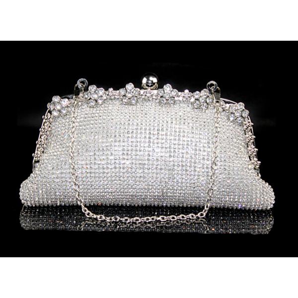 Classic full crystal rhinestone clutch dinner evening lady bride bridesmaid diamond-encrusted dinner clutch bags