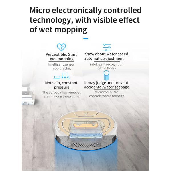 Remote Control House Vacuum Robot , 78mm Slim Design Robot Room Cleaner