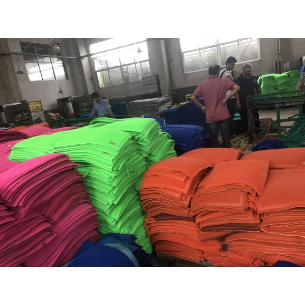 China PVC Coil Plastic Mat Manufacturing Machine With Advanced Pneumatic Parts wholesale