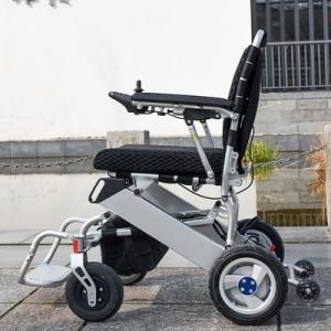 China Brushless Motor Foldable Electric Wheelchair 120KG Load Lightweight wholesale