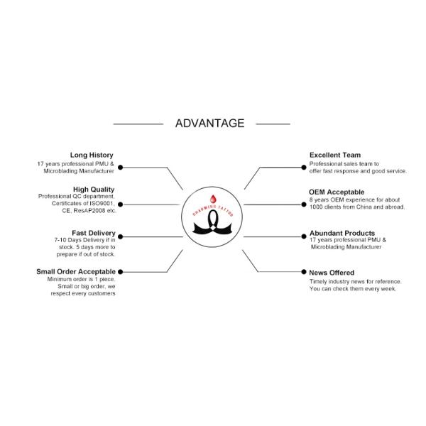 OEM Fashion Charmant Micro Semi Permanent Makeup Pigments / Microblading Tattoo Ink