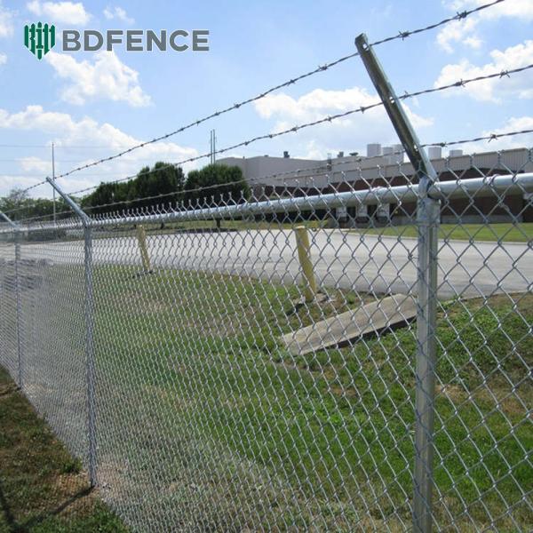 Food Factory Chain Link Fence Sanitation Zone