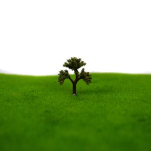 Miniature scale model with light and model trees , 3d architectural model landscape model buildings