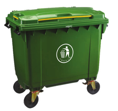 Dustbin Wheelie Trash Can 25L/70L/100L/120L/240L/360L/660L/1100L Plastic Foot Pedal Dustbin Trash Can Waste Bin