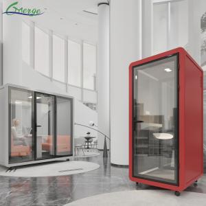 Modular Assembly Method Sound-Blocking Workspace Phone Booth Acoustic Foam for Distraction-Free Work