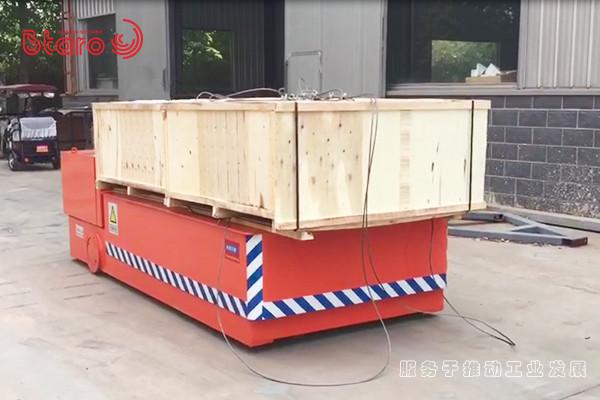 Quality 30Ton Trackless Transfer Cart Electric Material Handling Cart OEM for sale