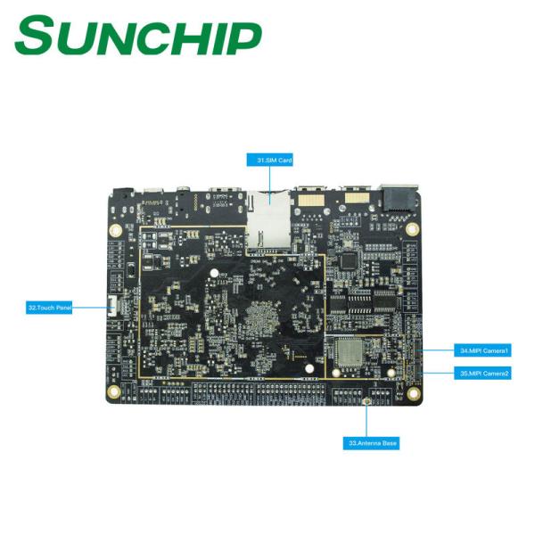 Quality RK3399 RK3288 RK3328 PX30 Development PCBA Board Android Motherboard Embedded System Board for sale