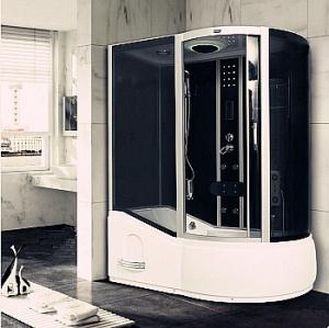 67 Inch Removable Whirlpool Bath Steam Shower Combination With Safety Suction System