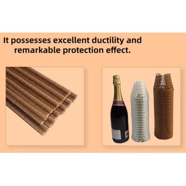 Biodegradable Recyclable Craft Honeycomb Paper Sleeve For Fragile Goods