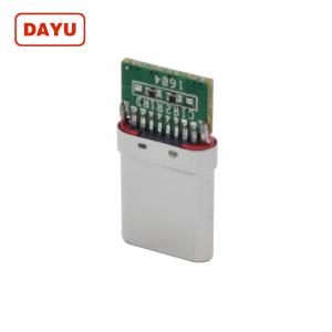 Red Color 2.0 USB C Connector Male Jack Soldering For Type C Cable Socket