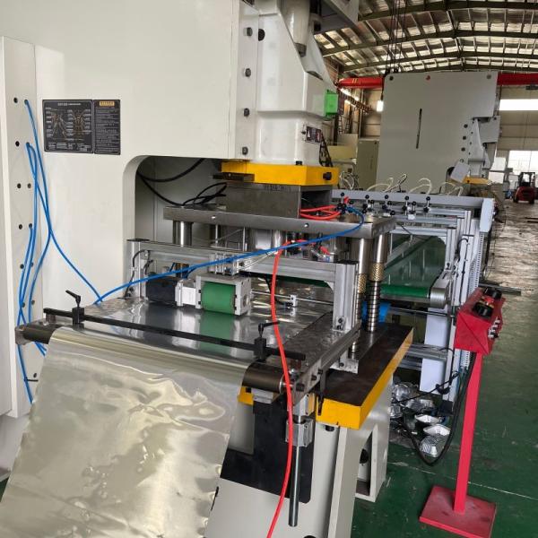 High-Efficiency Operation JH21-63T Fully Auto Aluminum Foil Lunch Box Containers Making Machine Production Line