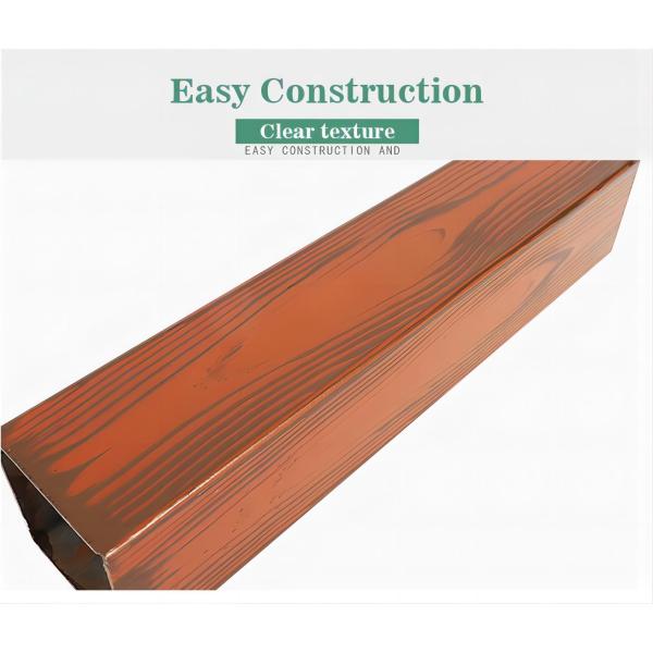 Fire Resistant Wooden Coloured Aluminium Windows with State-of-the-Art Liquid Coating