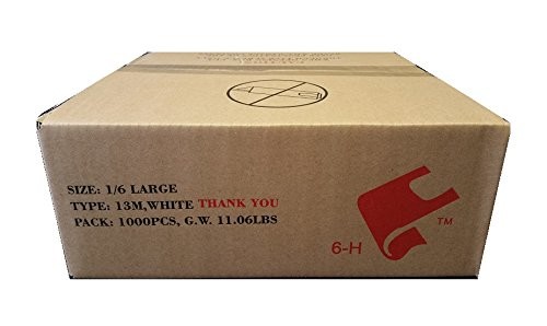 Purple Flower Thank You Plastic Shopping Bags - 500 pcs/case, white colour,LDPE material